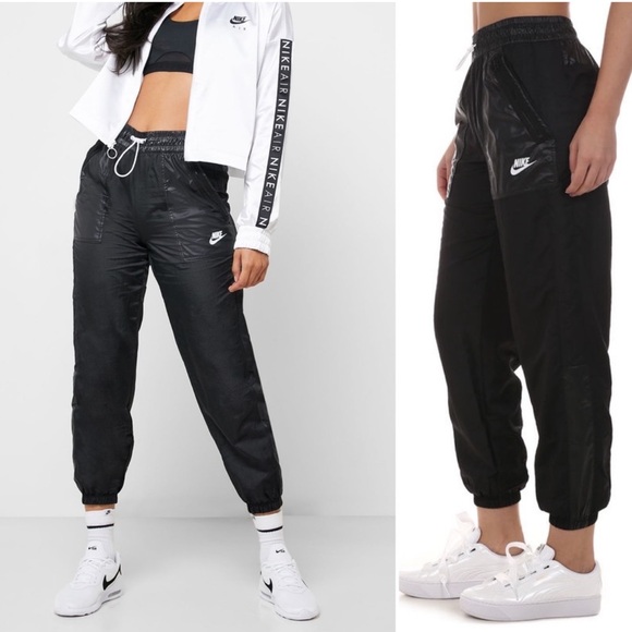 Nike Woven Cargo Rebel Jogger Pants in Black - Picture 1 of 6